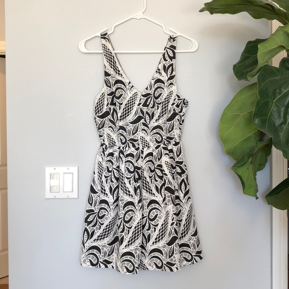 Bloomingdales Aqua fit and flare lace dress